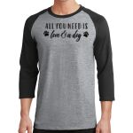 Core Blend 3/4 Sleeve Raglan Tee Thumbnail