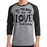 Core Blend 3/4 Sleeve Raglan Tee Thumbnail