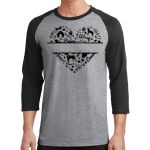 Core Blend 3/4 Sleeve Raglan Tee Thumbnail