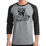 Core Blend 3/4 Sleeve Raglan Tee Thumbnail