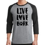 Core Blend 3/4 Sleeve Raglan Tee Thumbnail