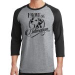 Core Blend 3/4 Sleeve Raglan Tee Thumbnail