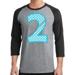 Core Blend 3/4 Sleeve Raglan Tee Thumbnail