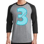 Core Blend 3/4 Sleeve Raglan Tee Thumbnail