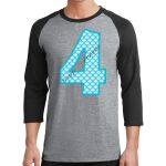 Core Blend 3/4 Sleeve Raglan Tee Thumbnail