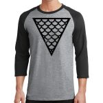Core Blend 3/4 Sleeve Raglan Tee Thumbnail