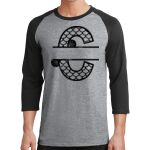 Core Blend 3/4 Sleeve Raglan Tee Thumbnail