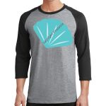Core Blend 3/4 Sleeve Raglan Tee Thumbnail