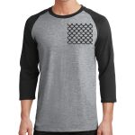 Core Blend 3/4 Sleeve Raglan Tee Thumbnail