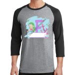 Core Blend 3/4 Sleeve Raglan Tee Thumbnail