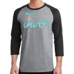 Core Blend 3/4 Sleeve Raglan Tee Thumbnail