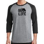 Core Blend 3/4 Sleeve Raglan Tee Thumbnail