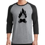 Core Blend 3/4 Sleeve Raglan Tee Thumbnail