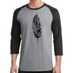 Core Blend 3/4 Sleeve Raglan Tee Thumbnail