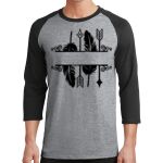 Core Blend 3/4 Sleeve Raglan Tee Thumbnail