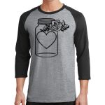 Core Blend 3/4 Sleeve Raglan Tee Thumbnail