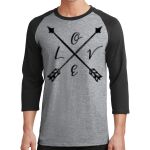 Core Blend 3/4 Sleeve Raglan Tee Thumbnail