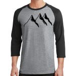 Core Blend 3/4 Sleeve Raglan Tee Thumbnail