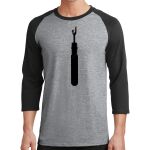 Core Blend 3/4 Sleeve Raglan Tee Thumbnail