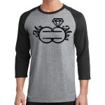 Core Blend 3/4 Sleeve Raglan Tee Thumbnail
