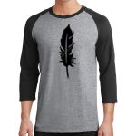 Core Blend 3/4 Sleeve Raglan Tee Thumbnail