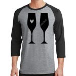 Core Blend 3/4 Sleeve Raglan Tee Thumbnail