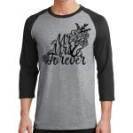 Core Blend 3/4 Sleeve Raglan Tee Thumbnail