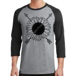 Core Blend 3/4 Sleeve Raglan Tee Thumbnail