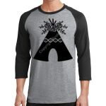 Core Blend 3/4 Sleeve Raglan Tee Thumbnail