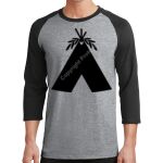 Core Blend 3/4 Sleeve Raglan Tee Thumbnail