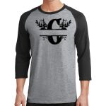 Core Blend 3/4 Sleeve Raglan Tee Thumbnail