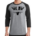 Core Blend 3/4 Sleeve Raglan Tee Thumbnail