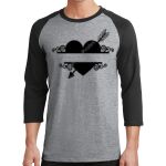 Core Blend 3/4 Sleeve Raglan Tee Thumbnail