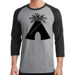 Core Blend 3/4 Sleeve Raglan Tee Thumbnail