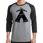 Core Blend 3/4 Sleeve Raglan Tee Thumbnail