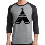 Core Blend 3/4 Sleeve Raglan Tee Thumbnail