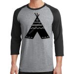 Core Blend 3/4 Sleeve Raglan Tee Thumbnail