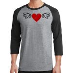 Core Blend 3/4 Sleeve Raglan Tee Thumbnail