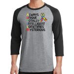 Core Blend 3/4 Sleeve Raglan Tee Thumbnail