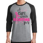 Core Blend 3/4 Sleeve Raglan Tee Thumbnail