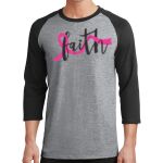 Core Blend 3/4 Sleeve Raglan Tee Thumbnail