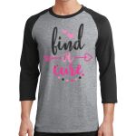 Core Blend 3/4 Sleeve Raglan Tee Thumbnail
