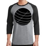 Core Blend 3/4 Sleeve Raglan Tee Thumbnail