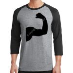Core Blend 3/4 Sleeve Raglan Tee Thumbnail