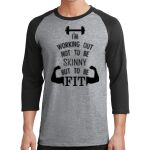 Core Blend 3/4 Sleeve Raglan Tee Thumbnail