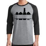 Core Blend 3/4 Sleeve Raglan Tee Thumbnail