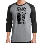 Core Blend 3/4 Sleeve Raglan Tee Thumbnail