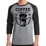 Core Blend 3/4 Sleeve Raglan Tee Thumbnail