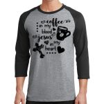 Core Blend 3/4 Sleeve Raglan Tee Thumbnail
