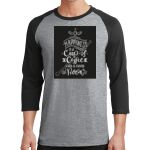 Core Blend 3/4 Sleeve Raglan Tee Thumbnail